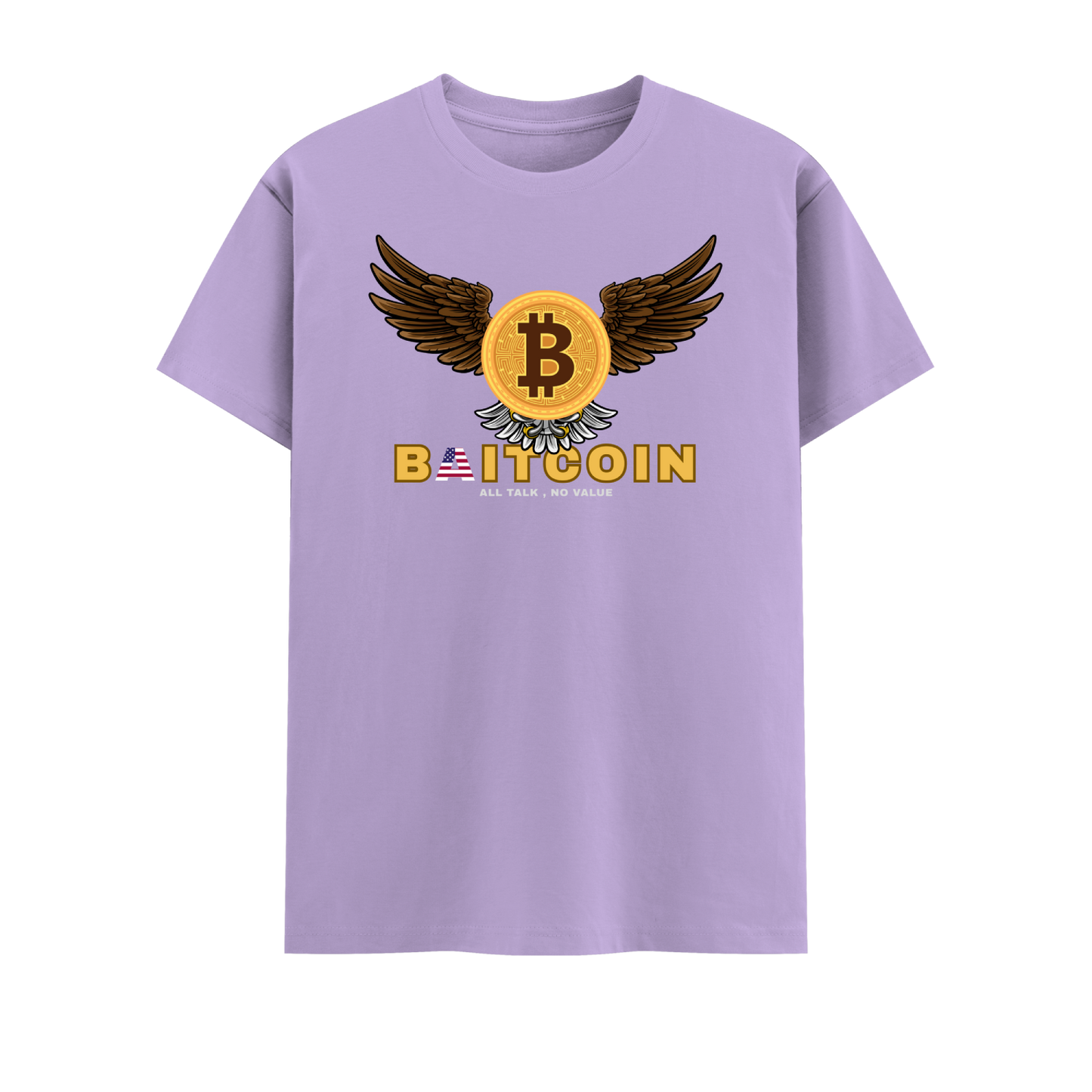 Bitcoin Short Sleeve Crew neck Cotton Tshirt