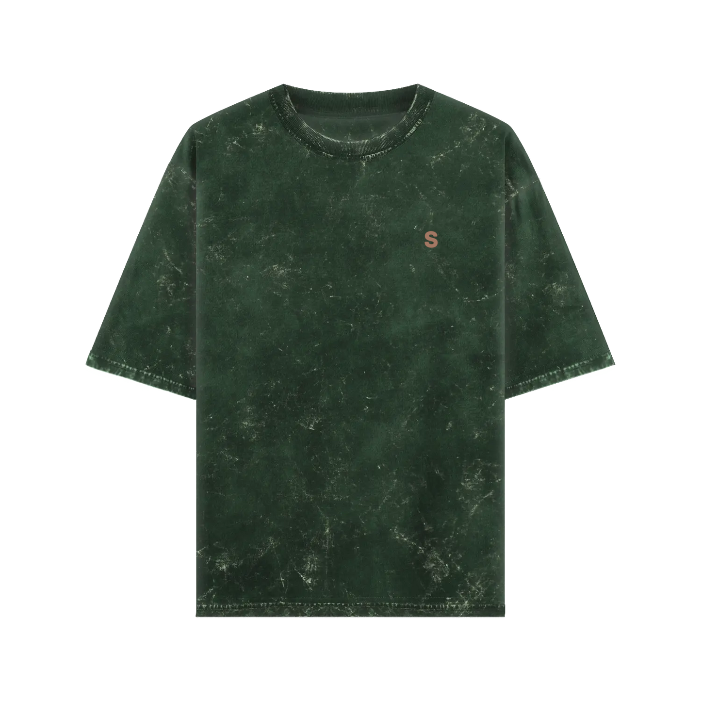 Oversized Acid wash Crew Neck Cotton Tshirt