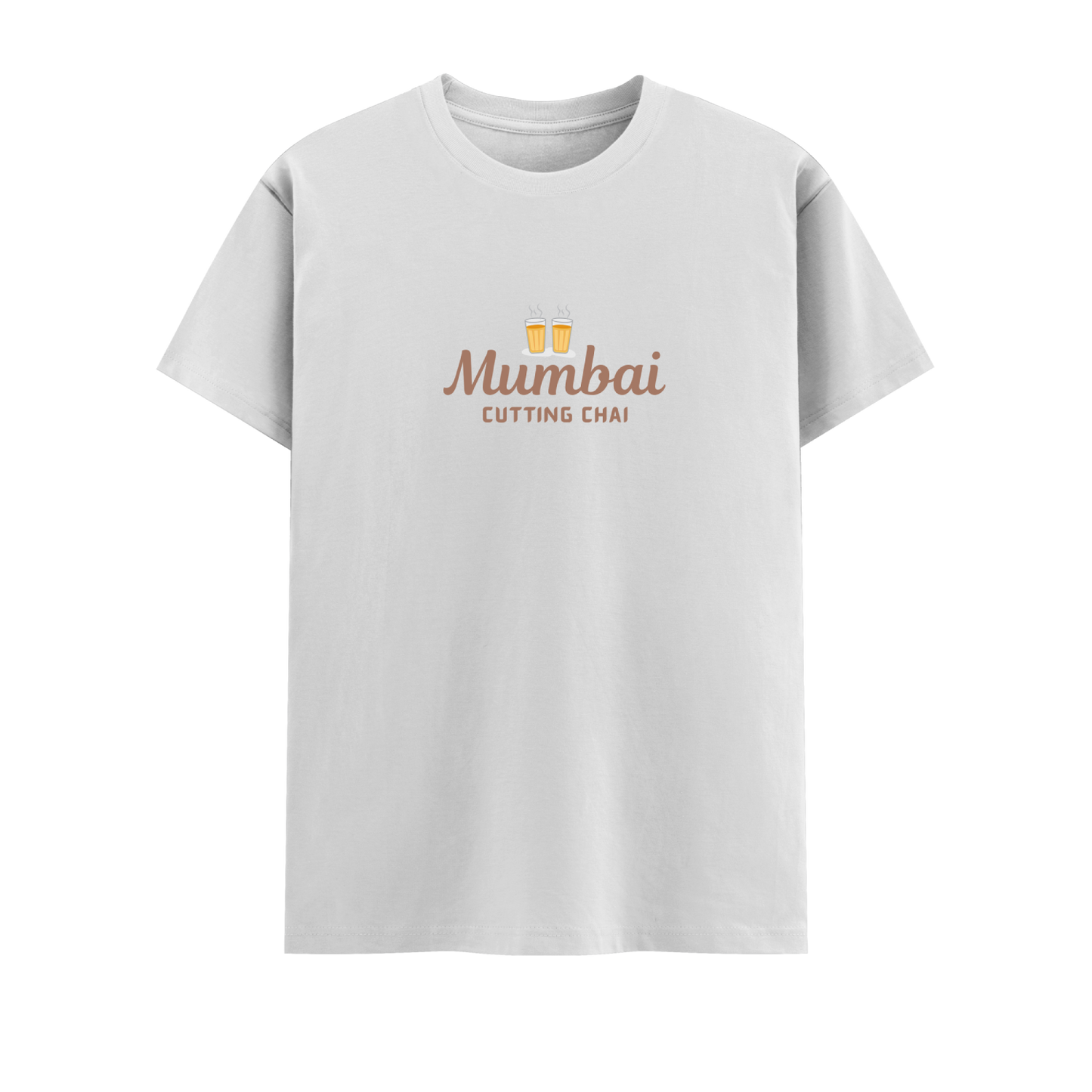 Cutting Chai Short Sleeve Crew Neck Cotton Tshirt