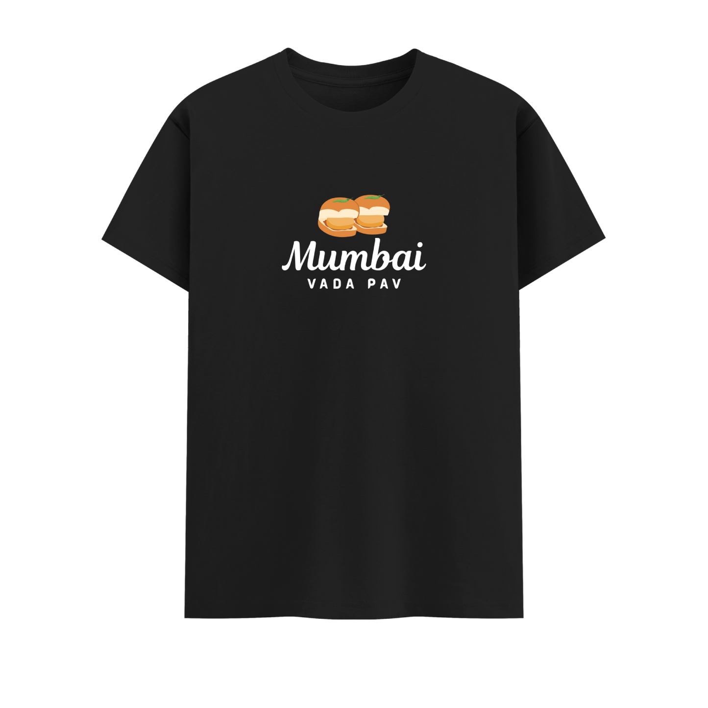 Vada Pav Short Sleeve Crew Neck Cotton Tshirt