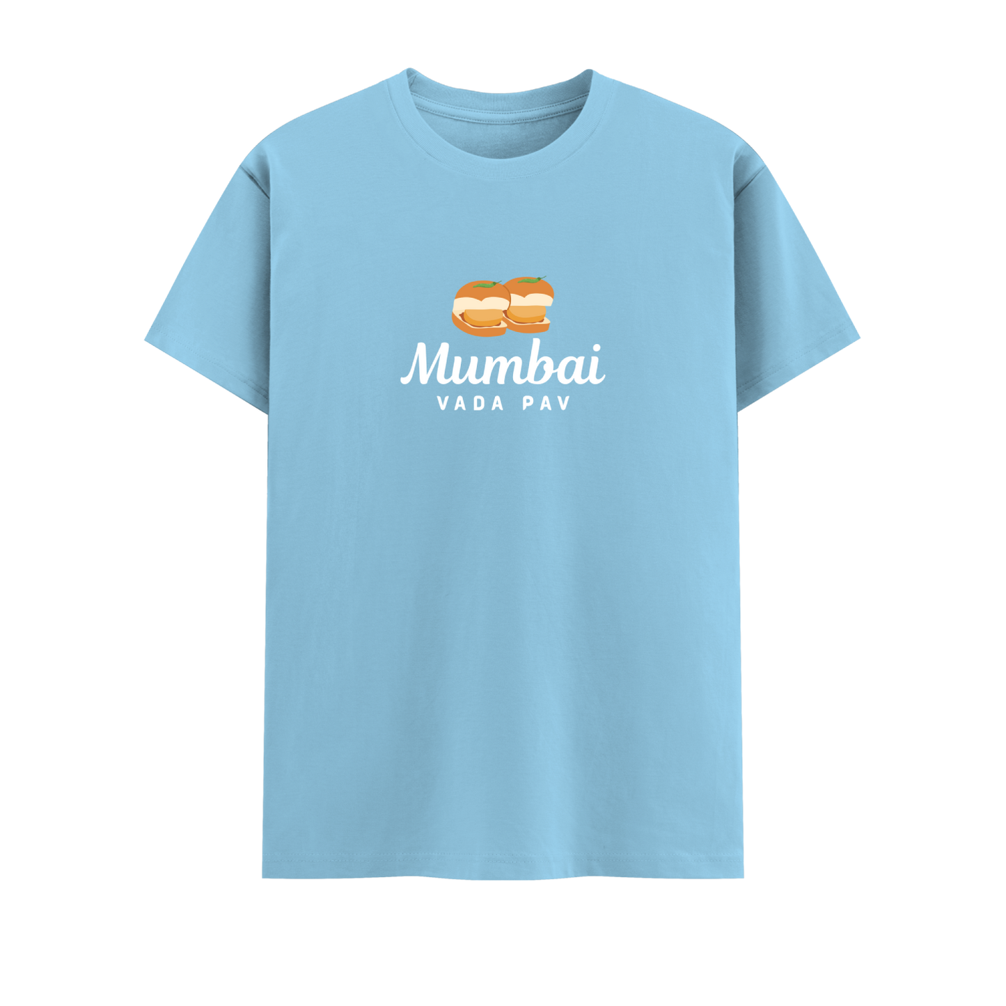 Vada Pav Short Sleeve Crew Neck Cotton Tshirt
