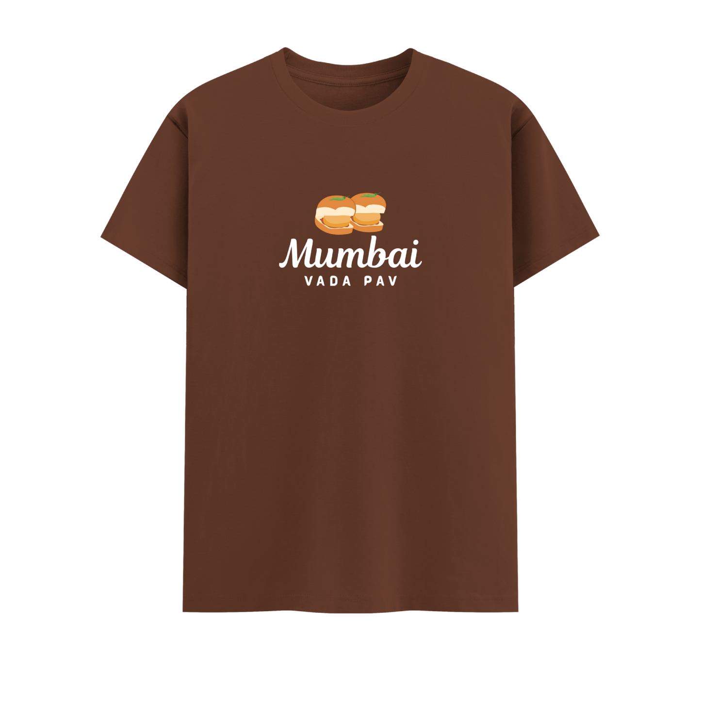 Vada Pav Short Sleeve Crew Neck Cotton Tshirt