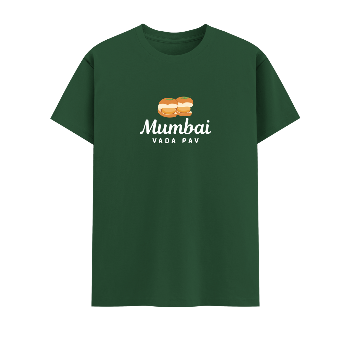 Vada Pav Short Sleeve Crew Neck Cotton Tshirt