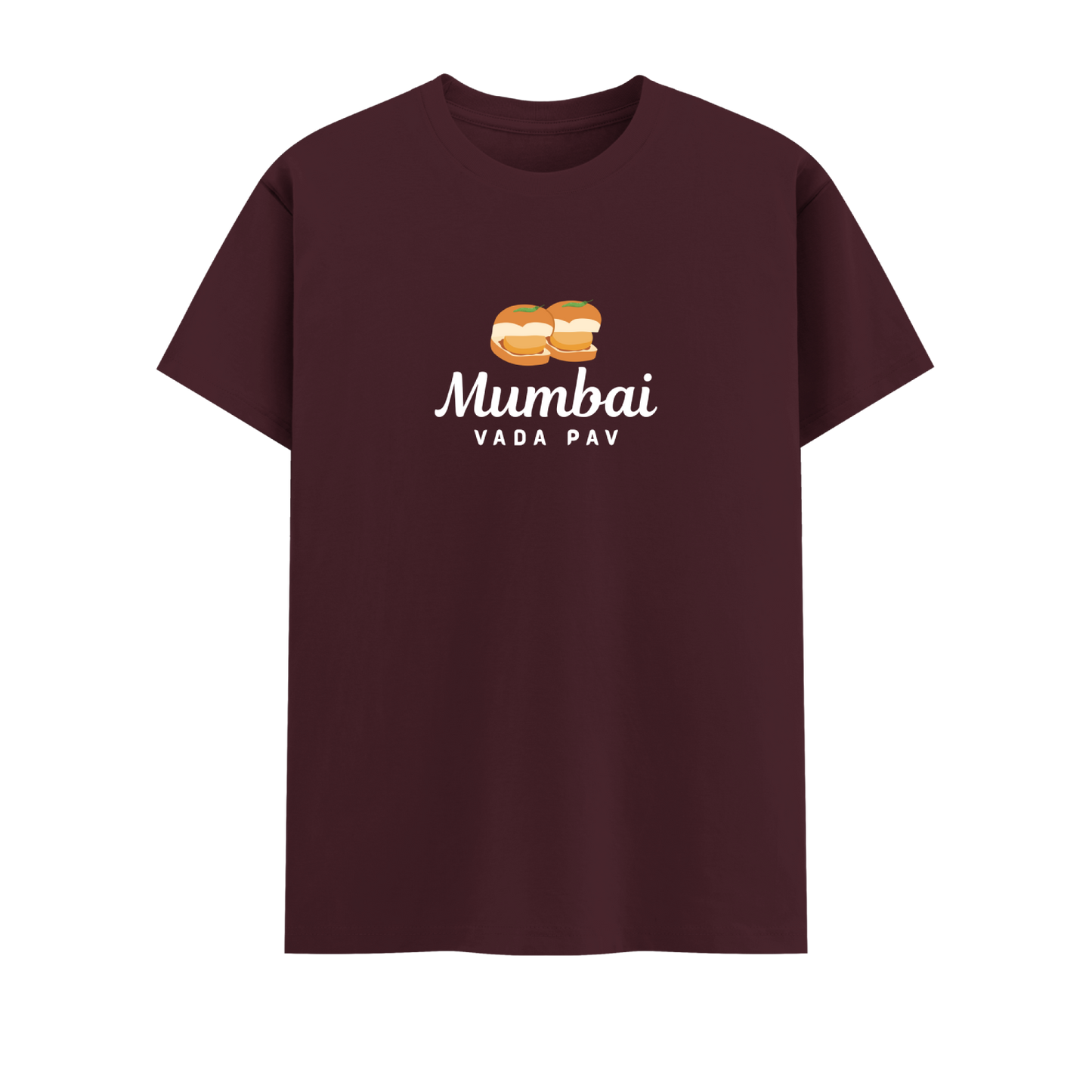 Vada Pav Short Sleeve Crew Neck Cotton Tshirt