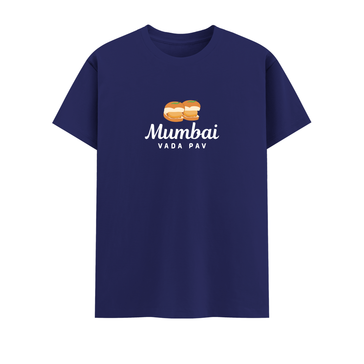 Vada Pav Short Sleeve Crew Neck Cotton Tshirt