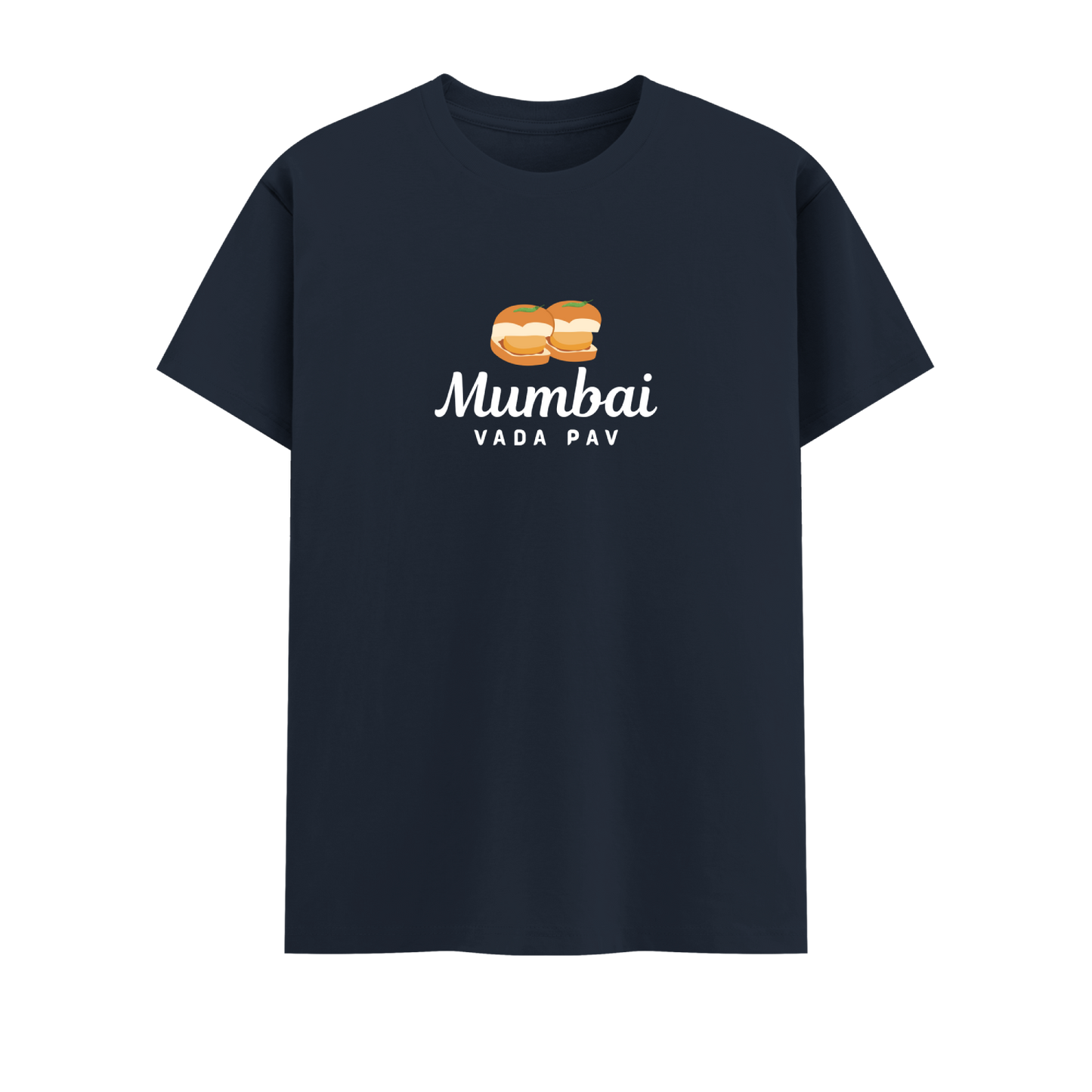 Vada Pav Short Sleeve Crew Neck Cotton Tshirt