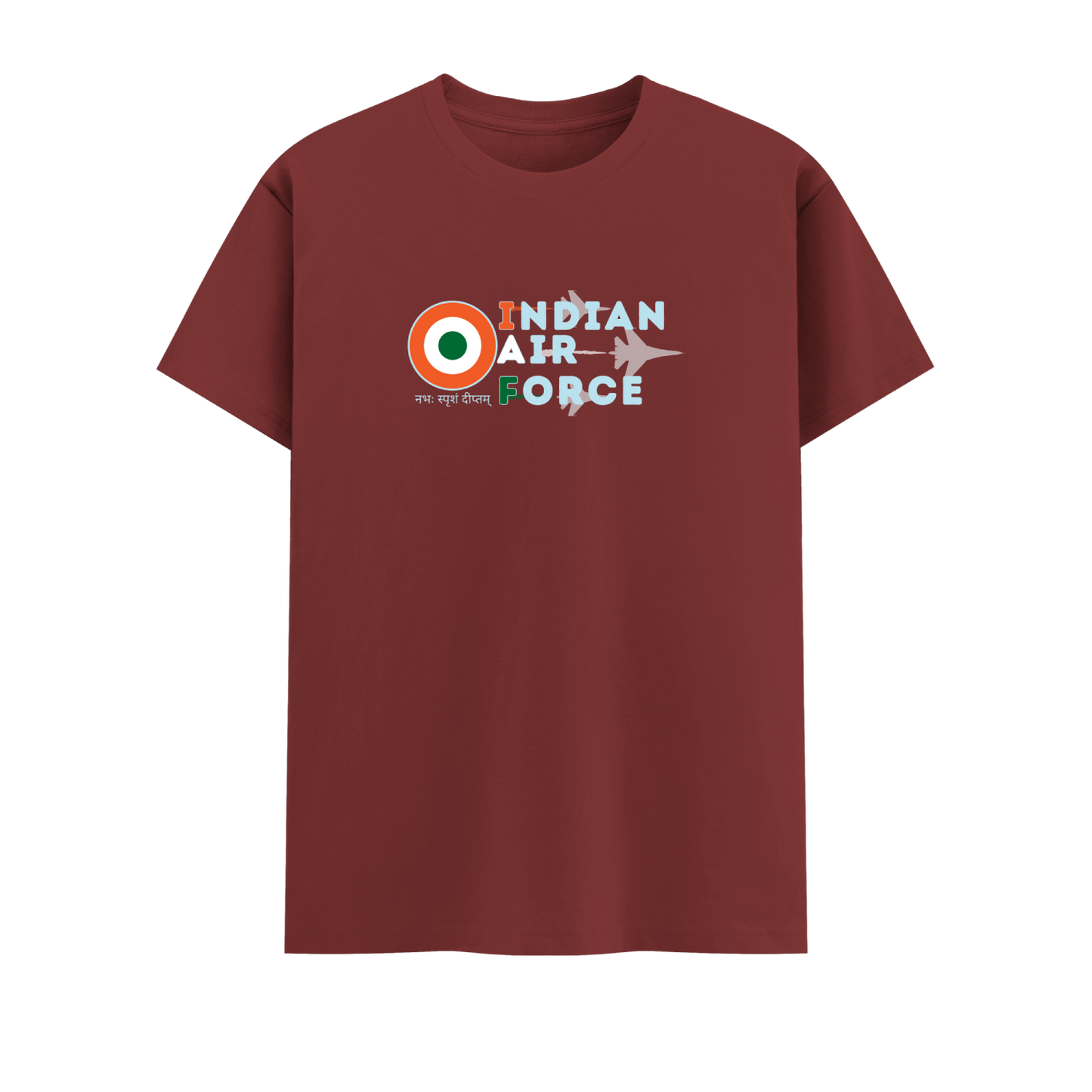 IAF Short Sleeve Crew Neck Cotton Tshirt