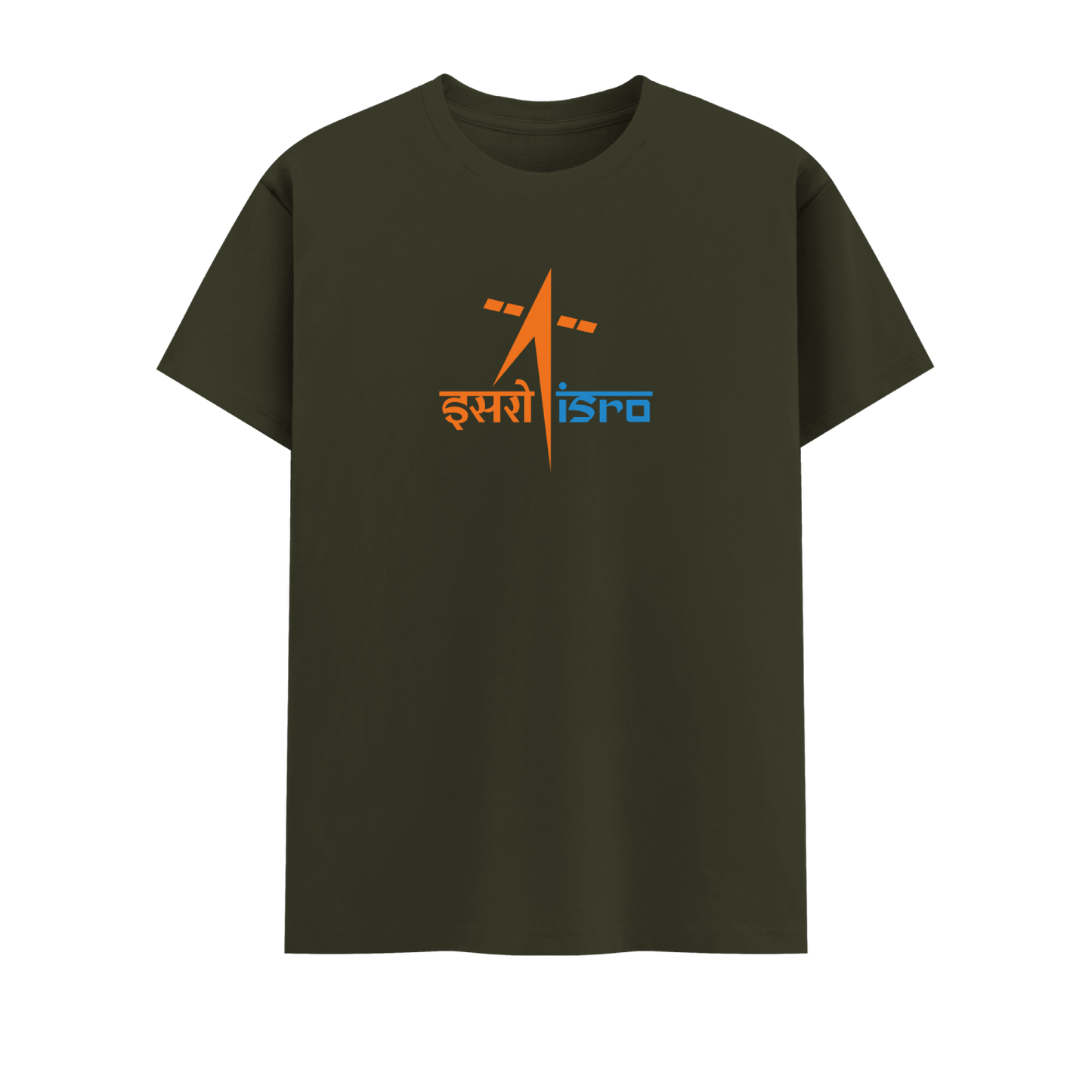 ISRO Short Sleeve Crew Neck Cotton Tshirt
