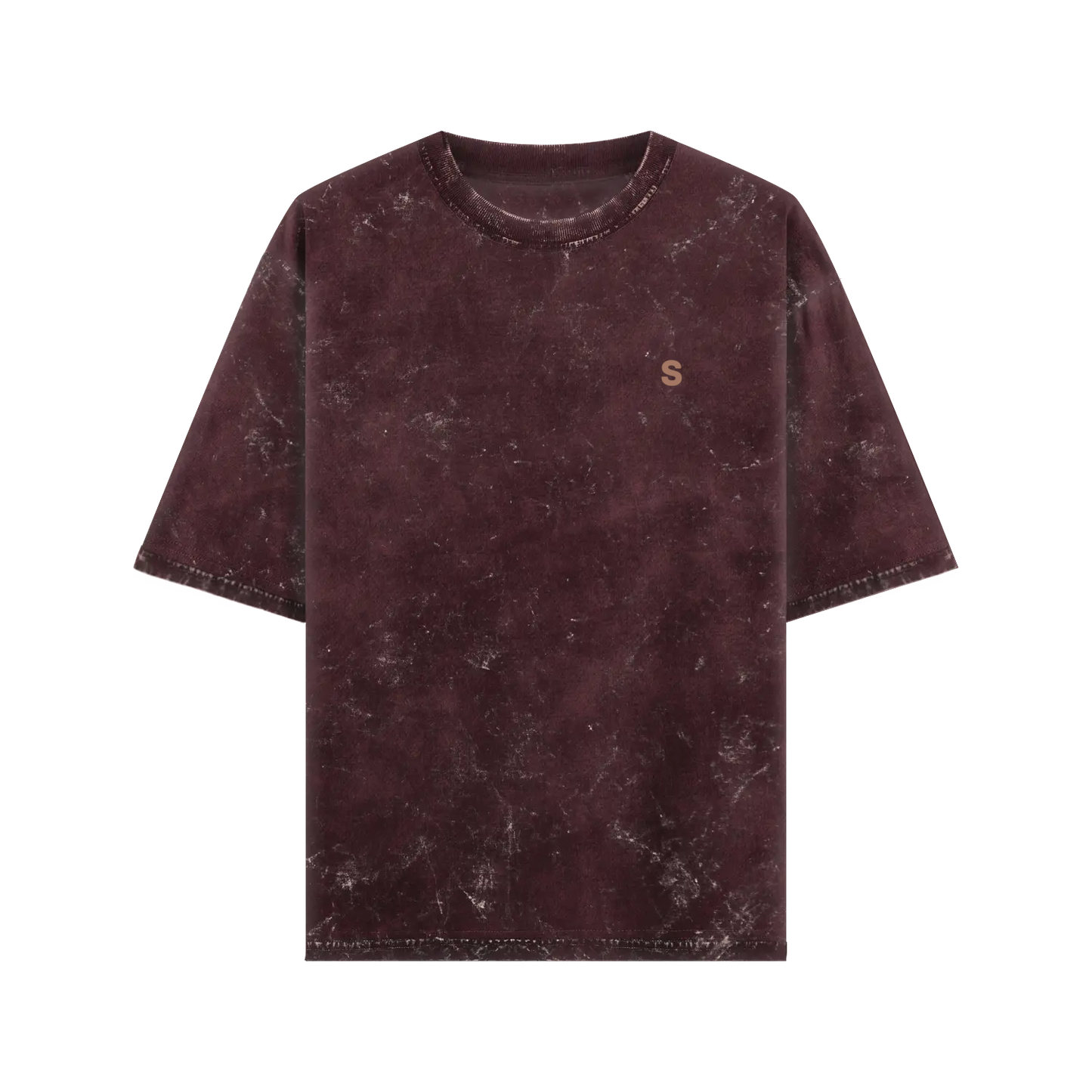 Oversized Acid wash Crew Neck Cotton Tshirt