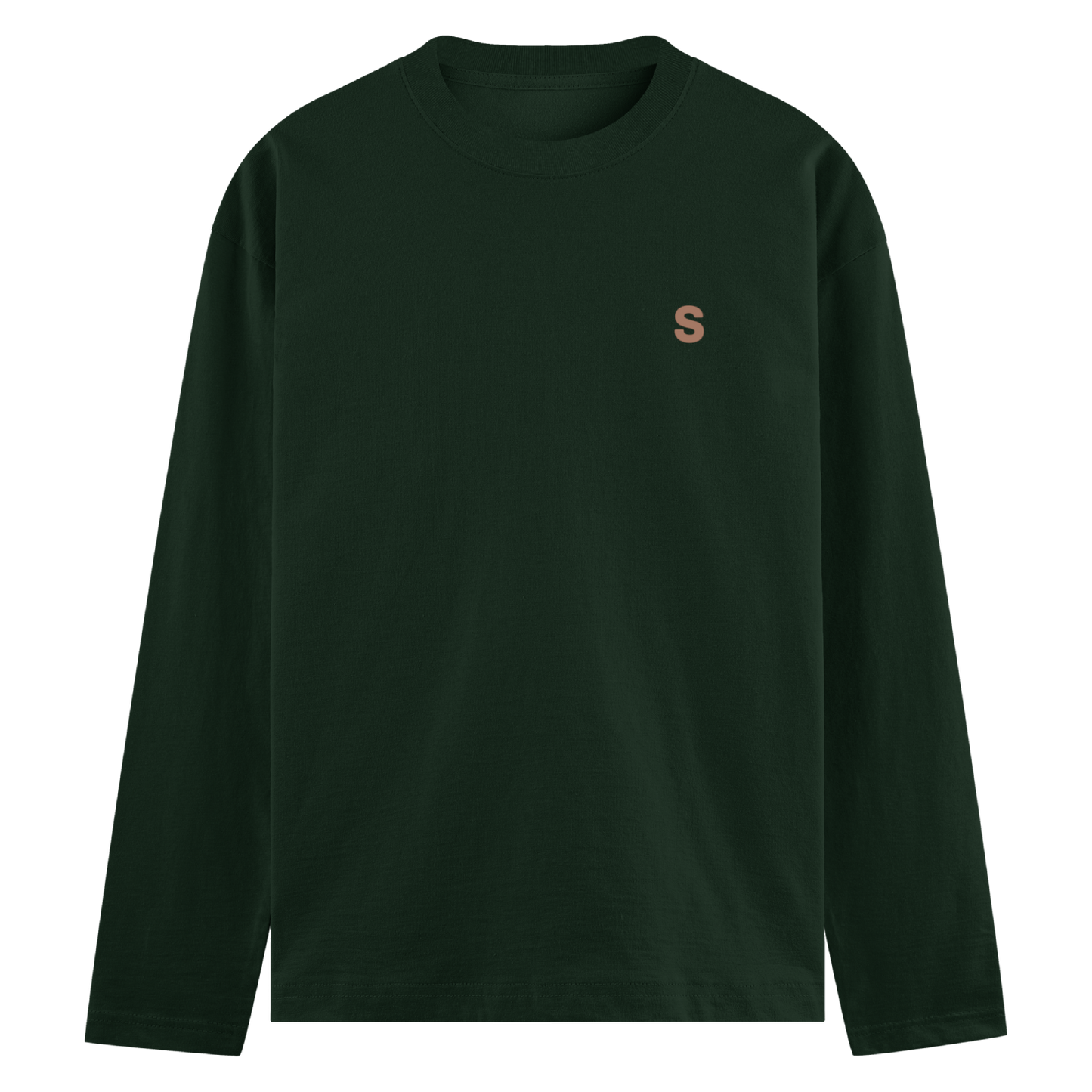 Men Full Sleeve Solid Crew Neck Cotton T-shirt