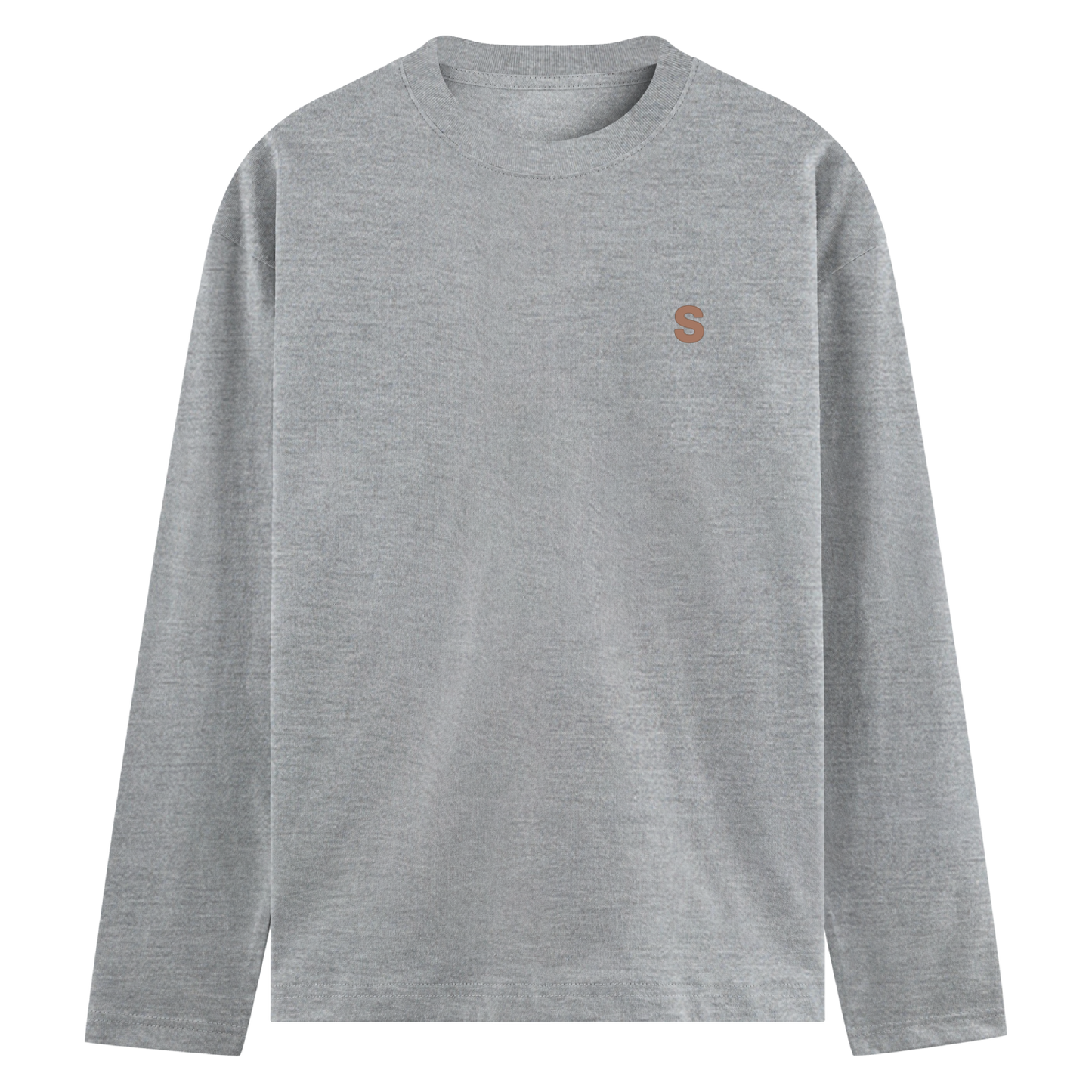 Men Full Sleeve Solid Crew Neck Cotton T-shirt