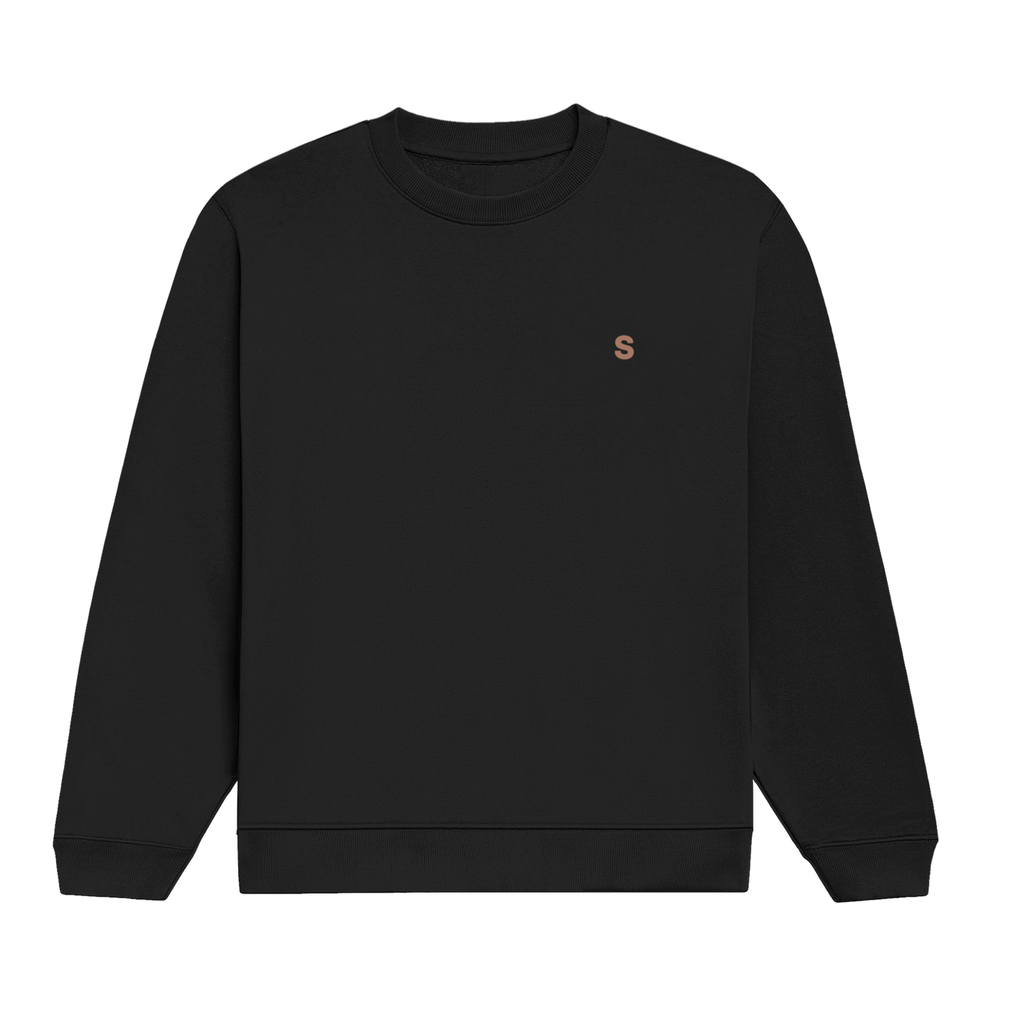 Solid Full Sleeve Cotton Crew Neck Sweatshirt