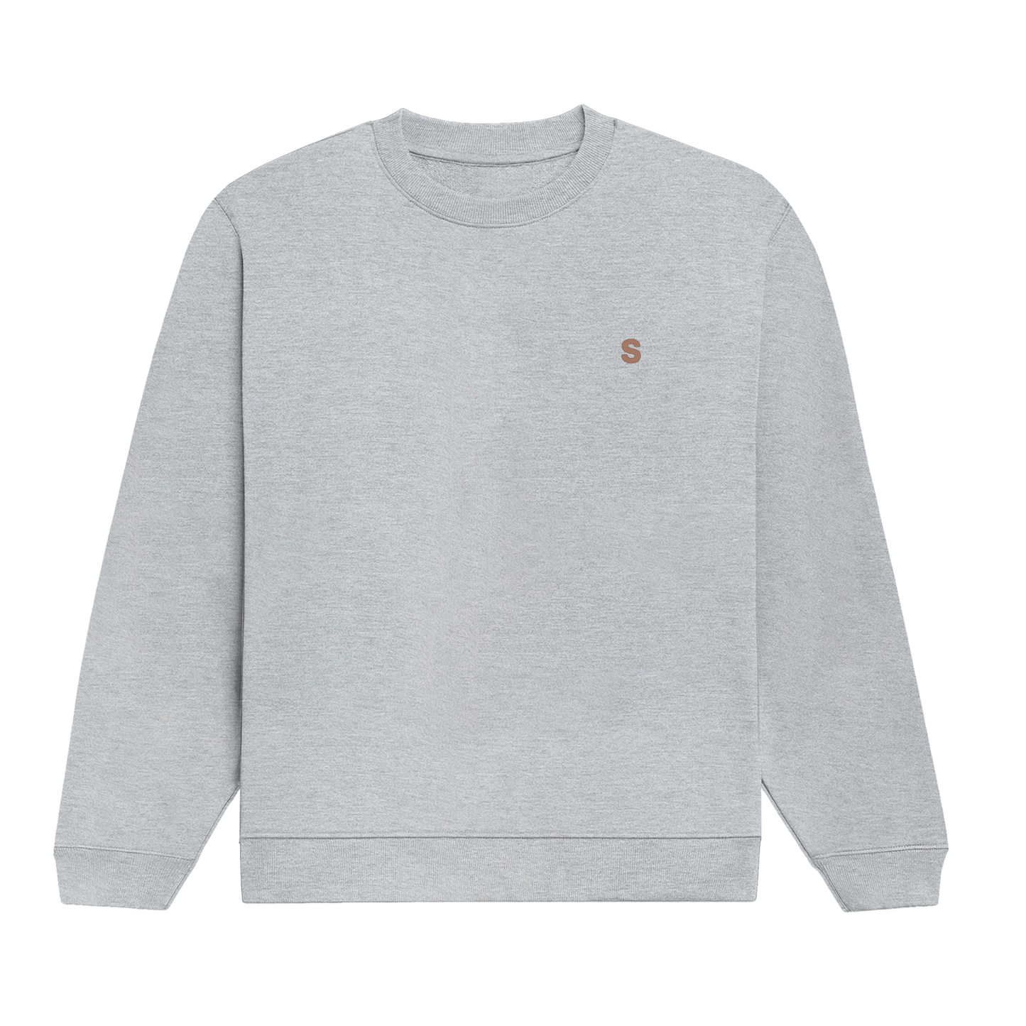 Solid Full Sleeve Cotton Crew Neck Sweatshirt
