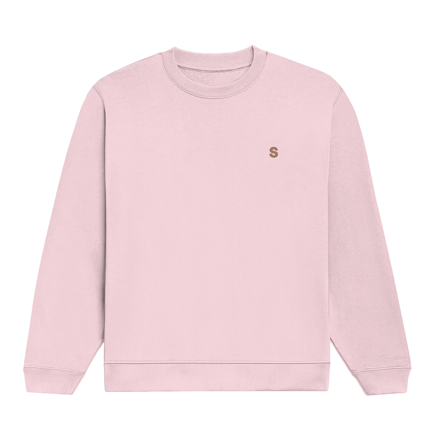 Solid Full Sleeve Cotton Crew Neck Sweatshirt