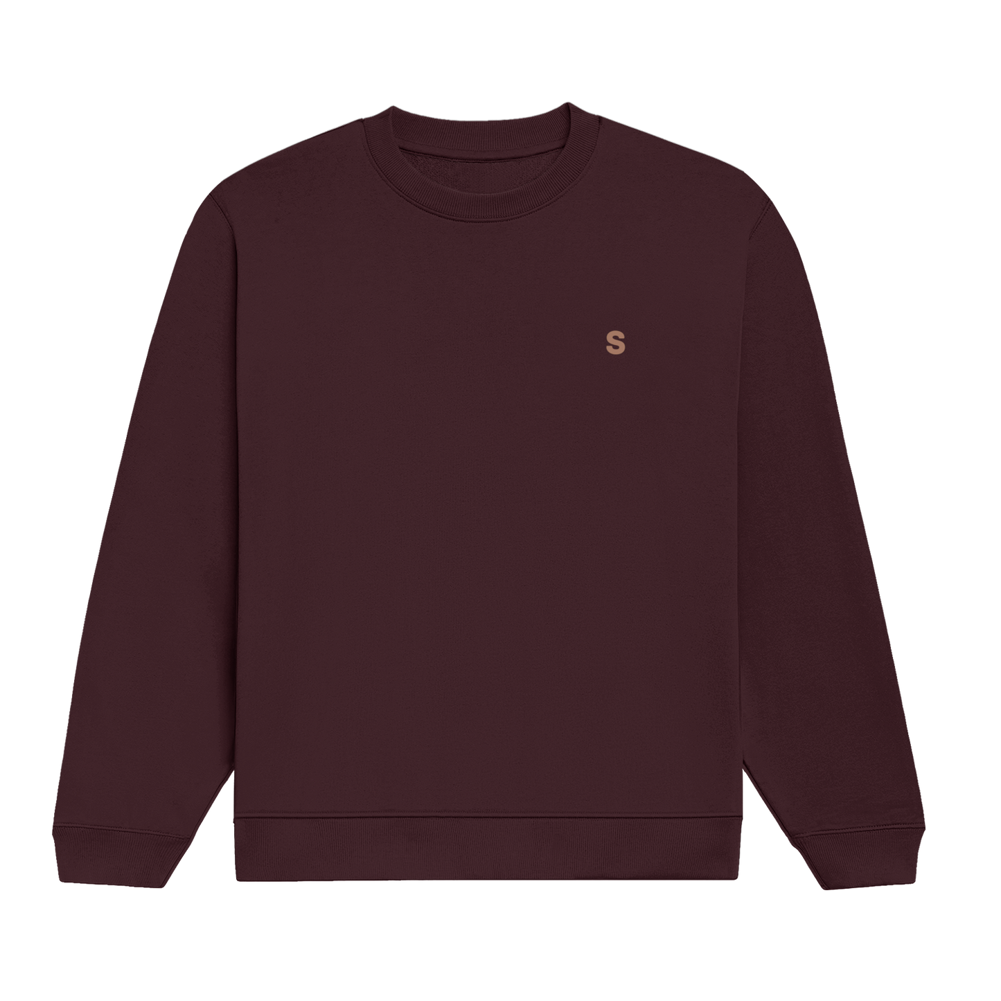 Solid Full Sleeve Cotton Crew Neck Sweatshirt