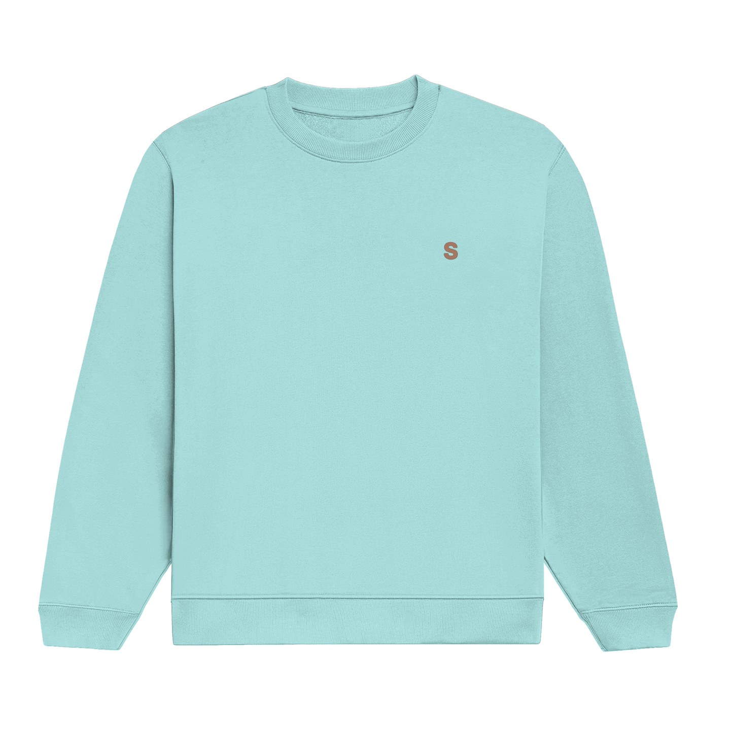 Solid Full Sleeve Cotton Crew Neck Sweatshirt