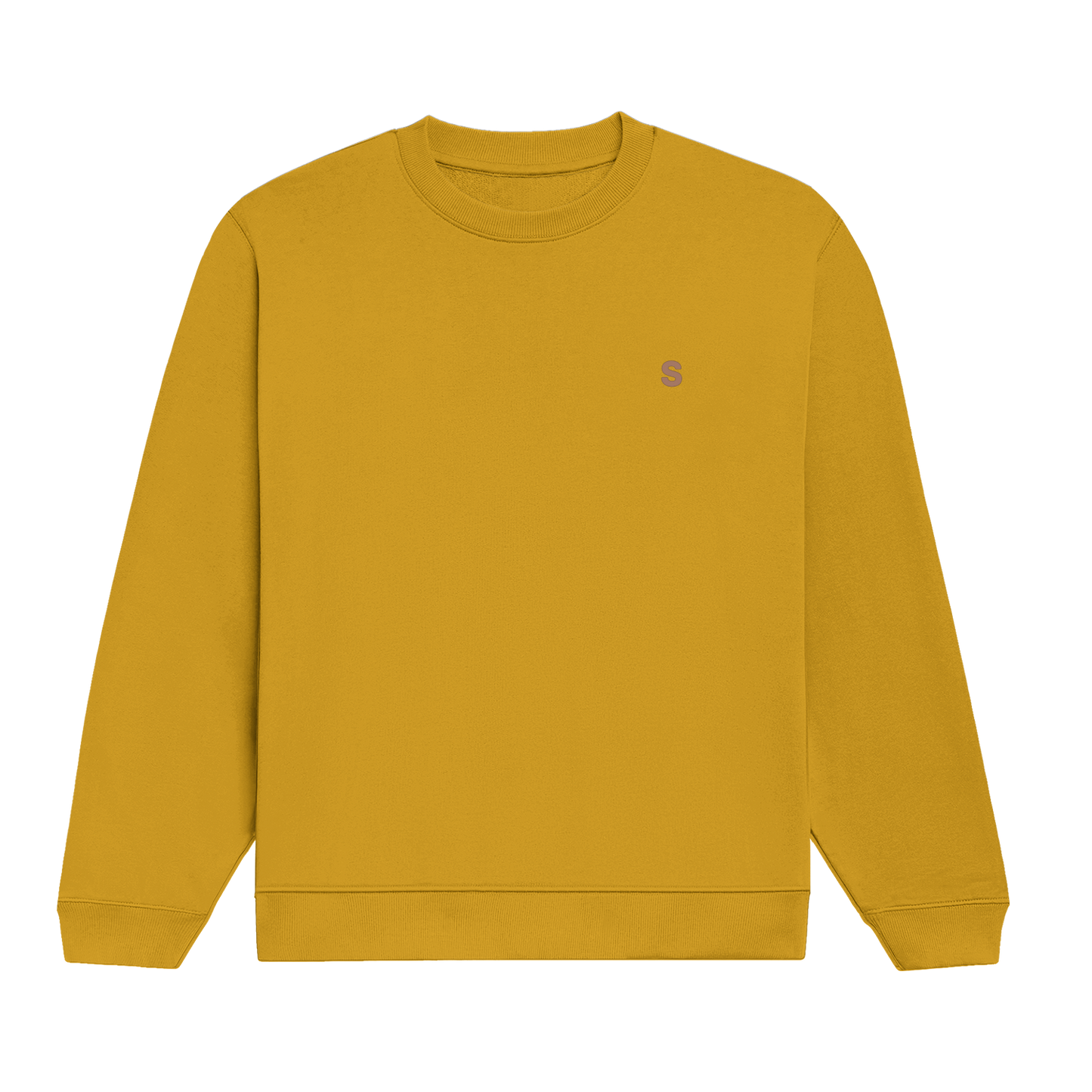 Solid Full Sleeve Cotton Crew Neck Sweatshirt