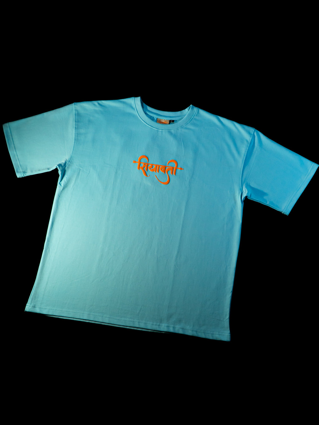 AHAM BRAMHASMI SKY BLUE T-SHIRT