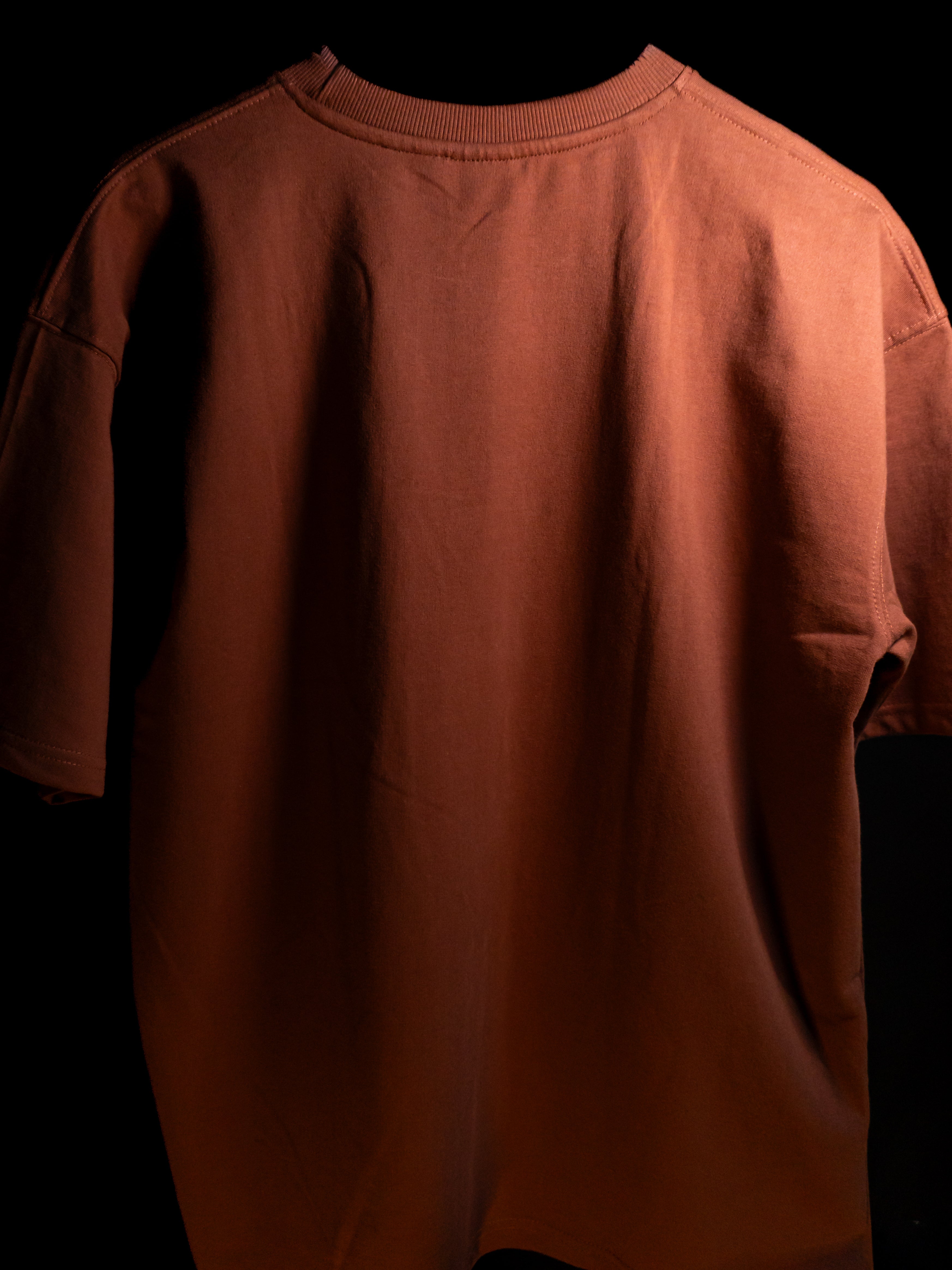 SOLID BROWN T-SHIRT