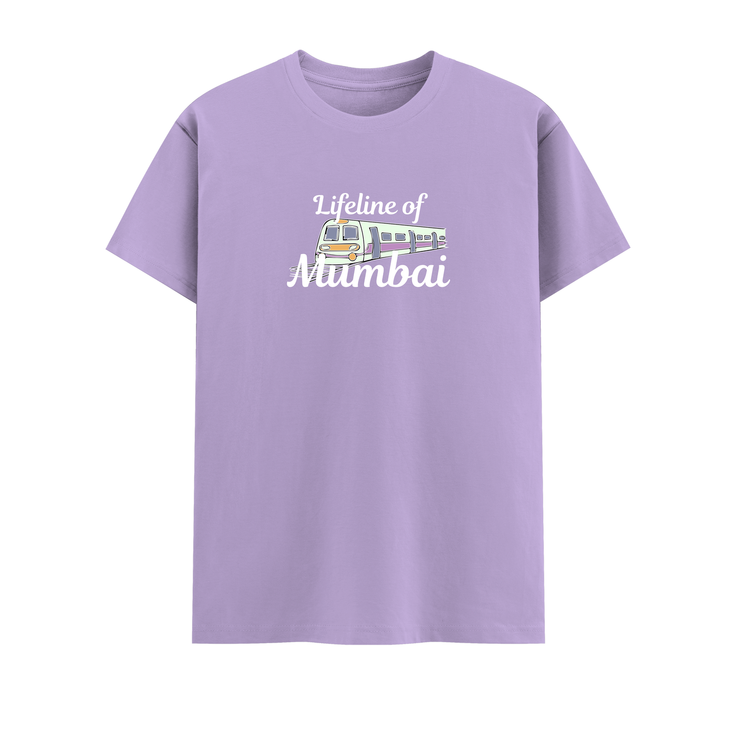 Local Train Short Sleeve Crew Neck Cotton Tshirt