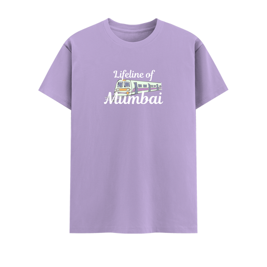 Local Train Short Sleeve Crew Neck Cotton Tshirt