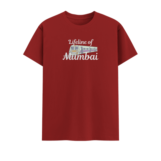 Local Train Short Sleeve Crew Neck Cotton Tshirt