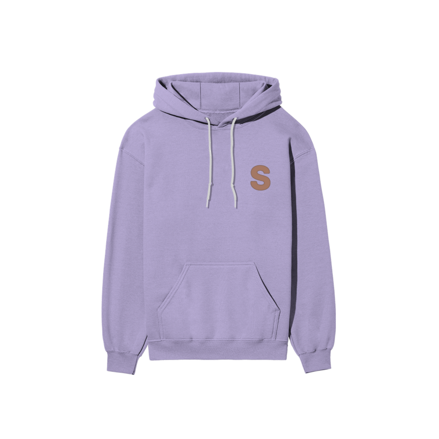 Solid Hooded Cotton Sweatshirt