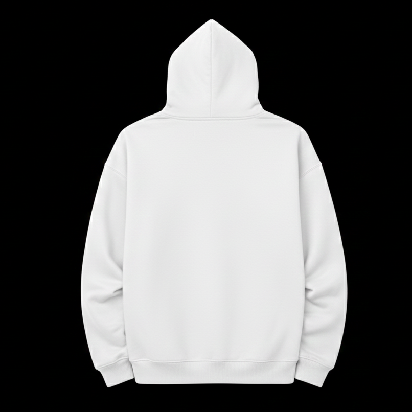 SHIVOHAM(शिवोऽहम्) WHITE HOODIE