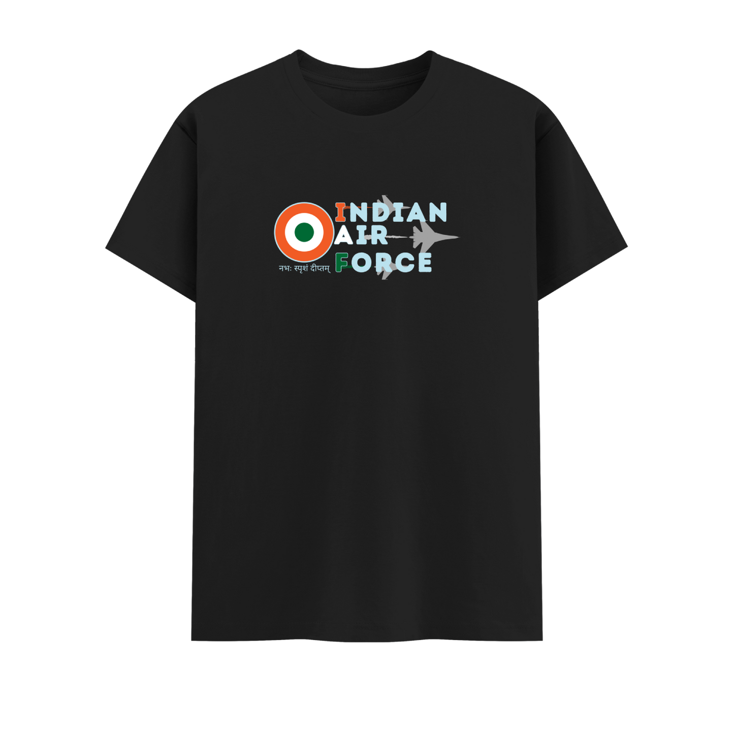 IAF Short Sleeve Crew Neck Cotton Tshirt