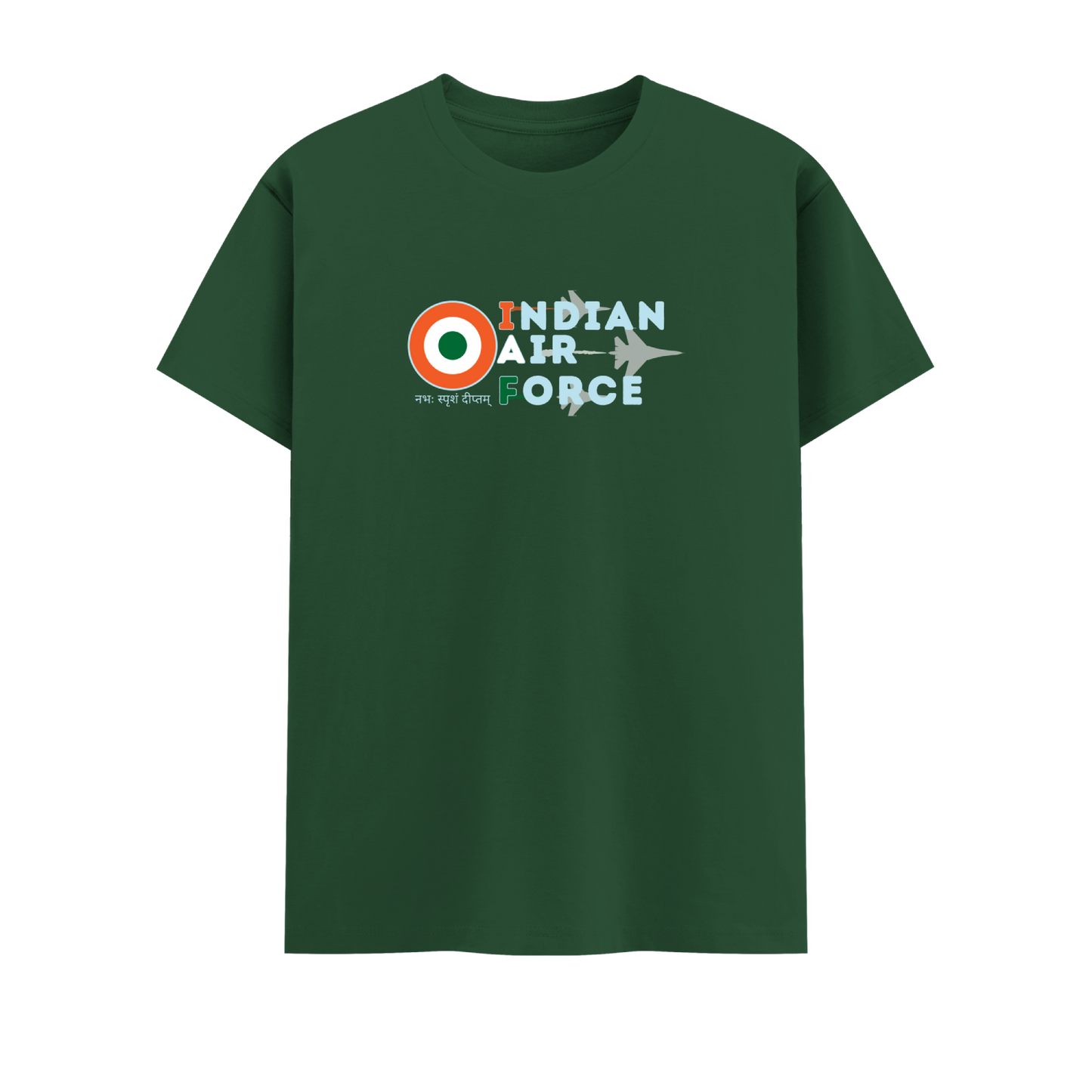 IAF Short Sleeve Crew Neck Cotton Tshirt