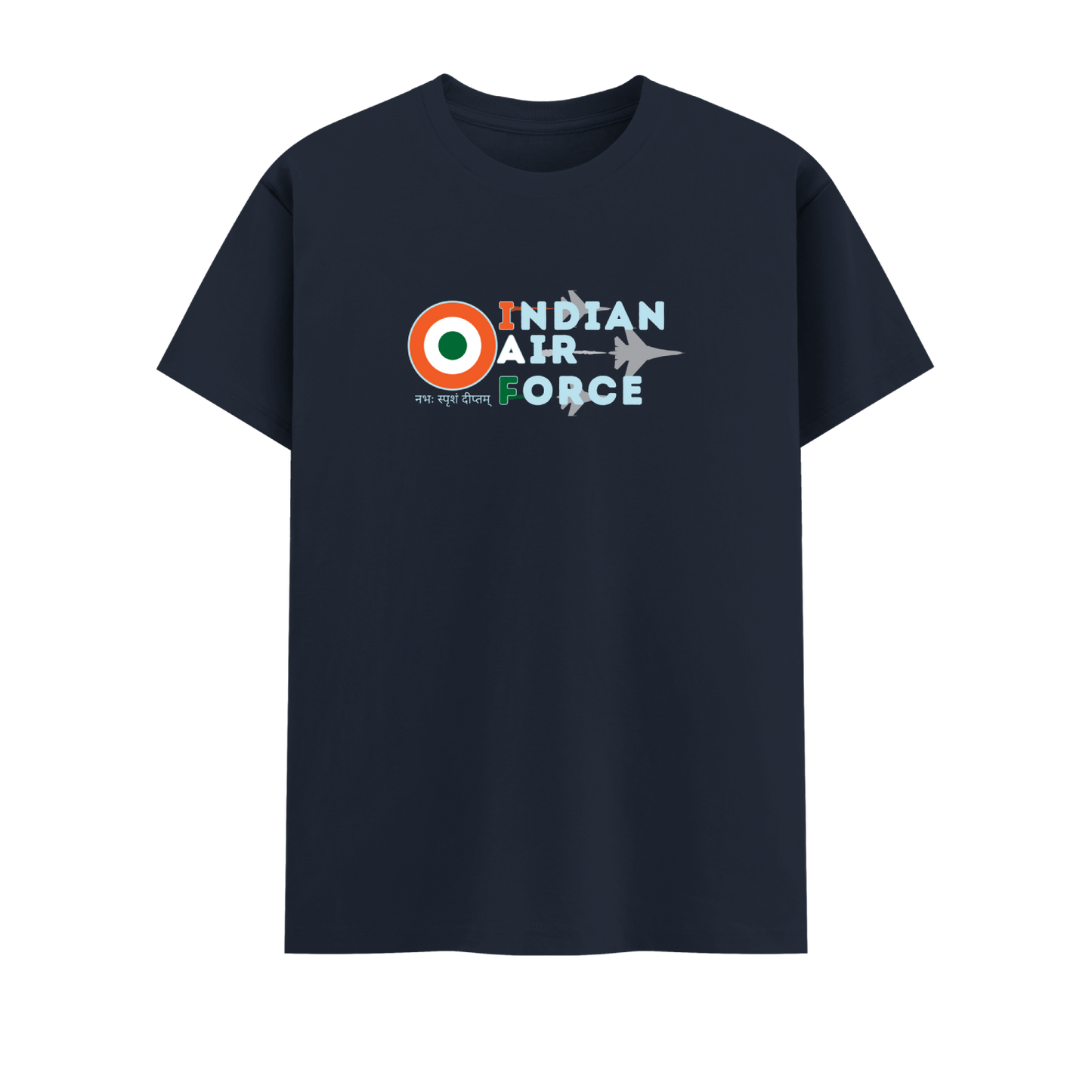 IAF Short Sleeve Crew Neck Cotton Tshirt