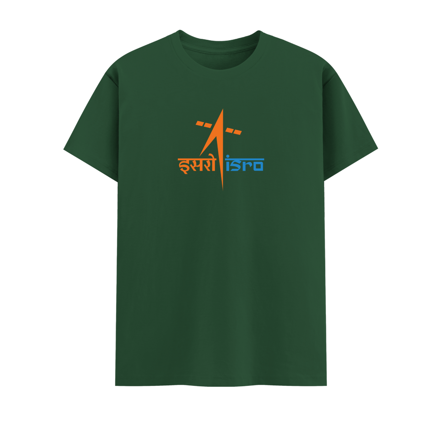 ISRO Short Sleeve Crew Neck Cotton Tshirt