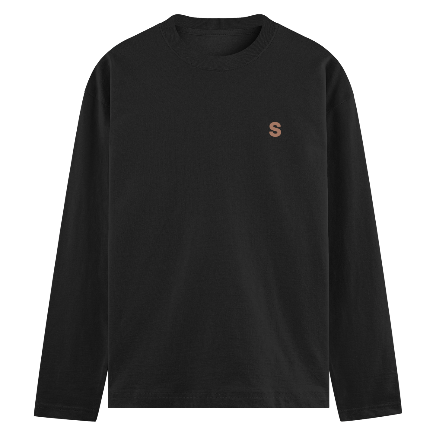 Men Full Sleeve Solid Crew Neck Cotton T-shirt