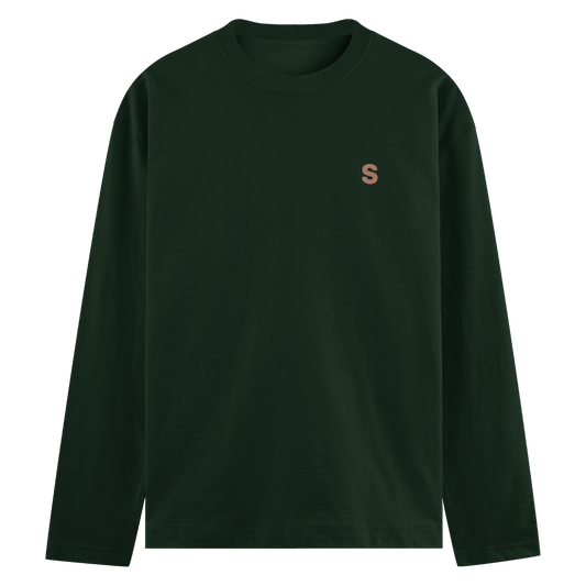 Men Full Sleeve Solid Crew Neck Cotton T-shirt