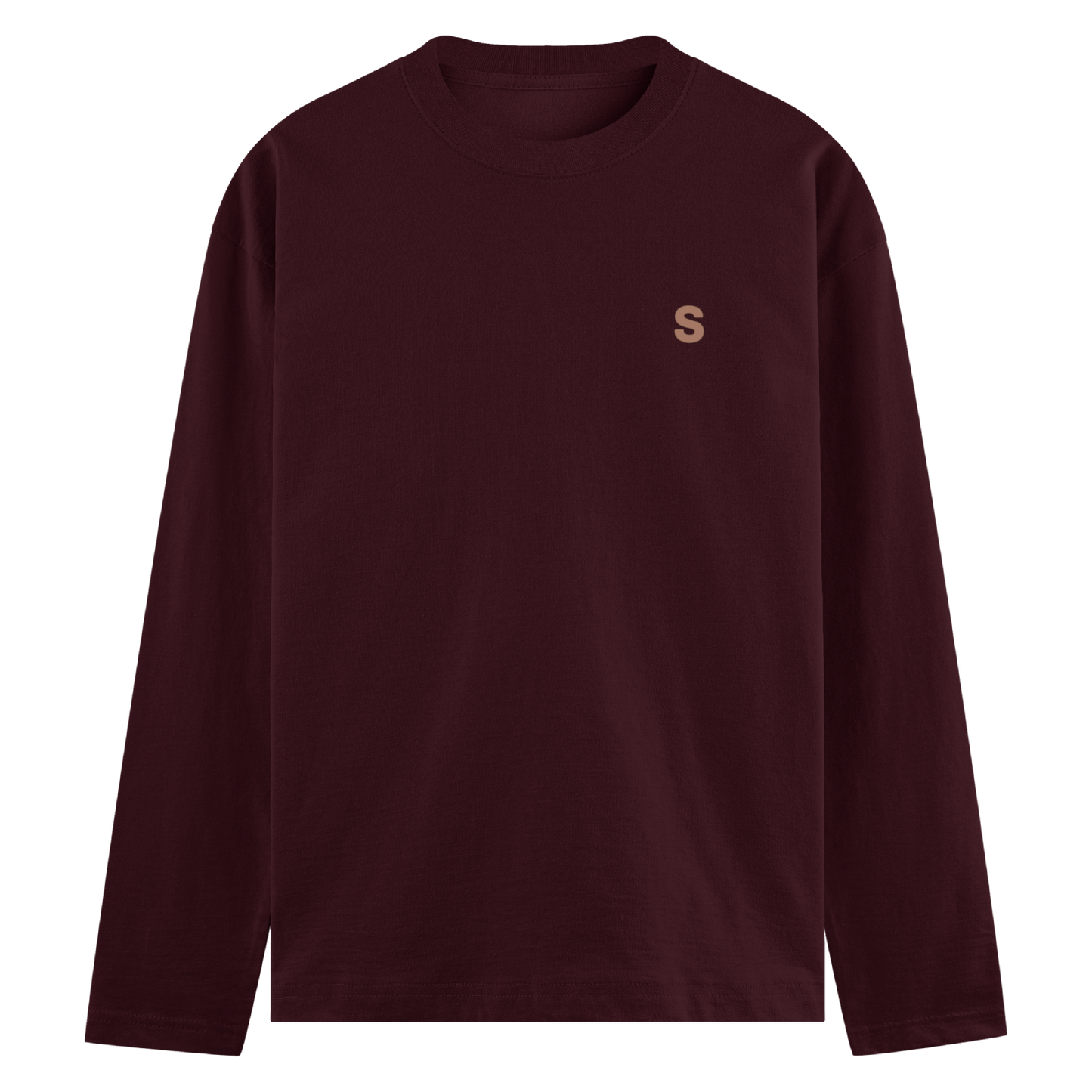 Men Full Sleeve Solid Crew Neck Cotton T-shirt
