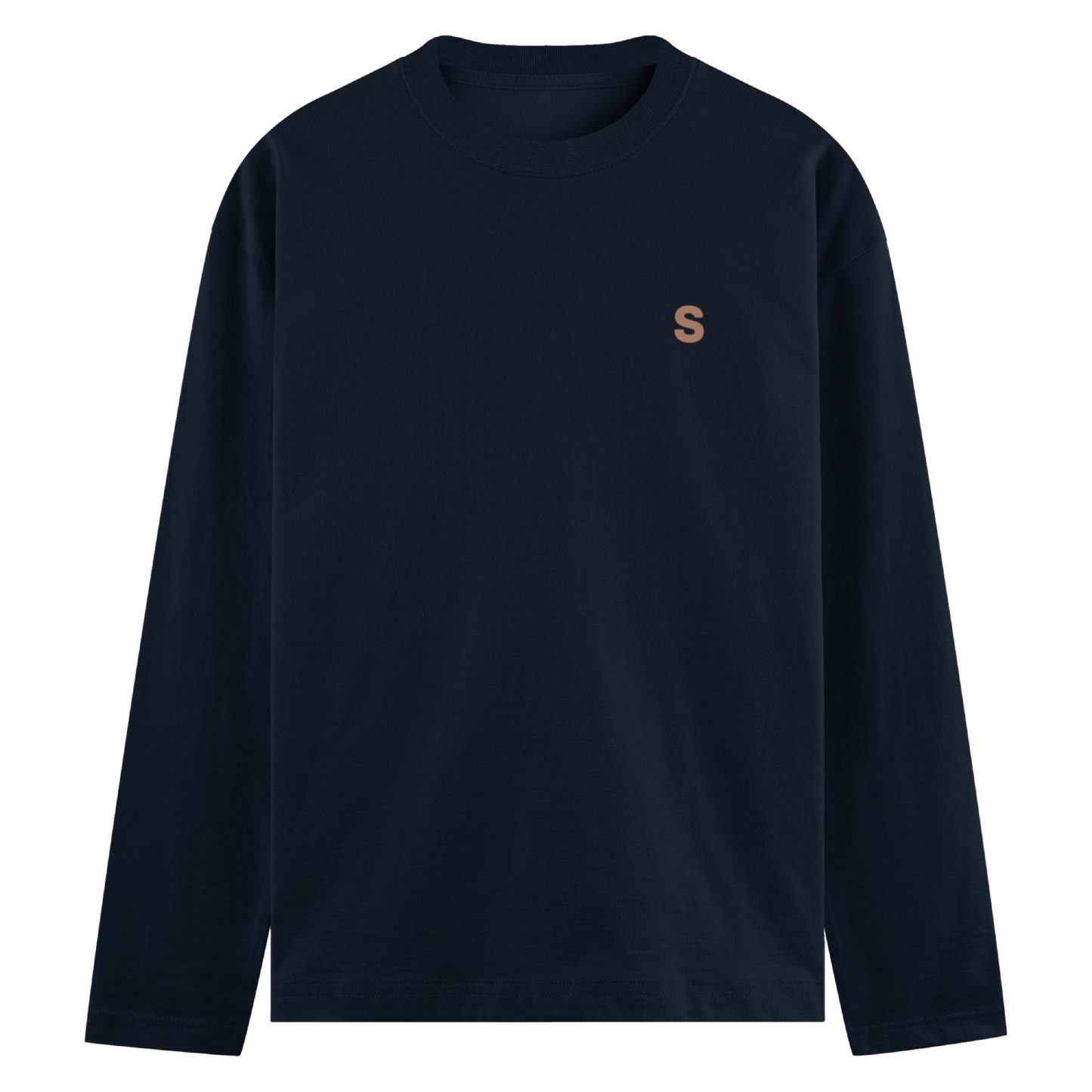 Men Full Sleeve Solid Crew Neck Cotton T-shirt