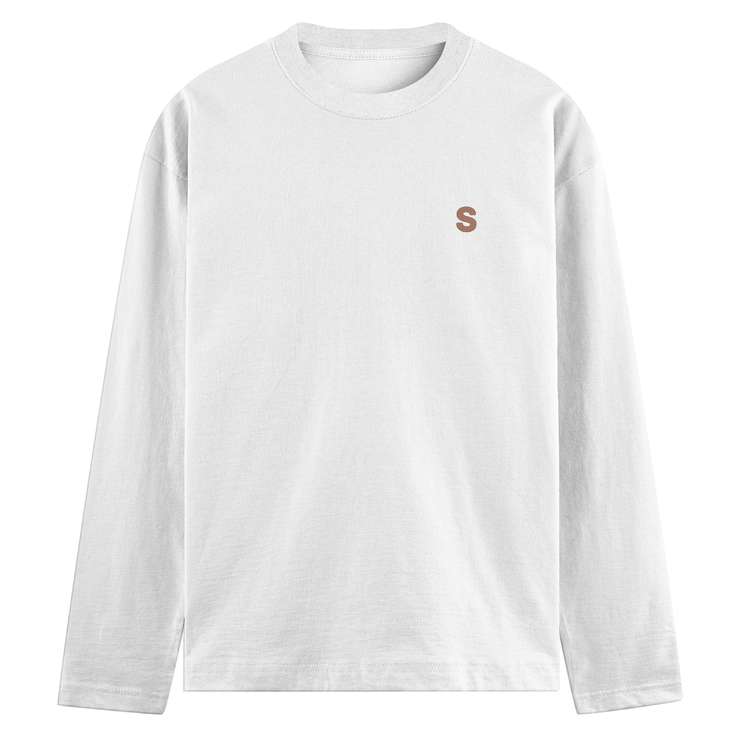 Men Full Sleeve Solid Crew Neck Cotton T-shirt