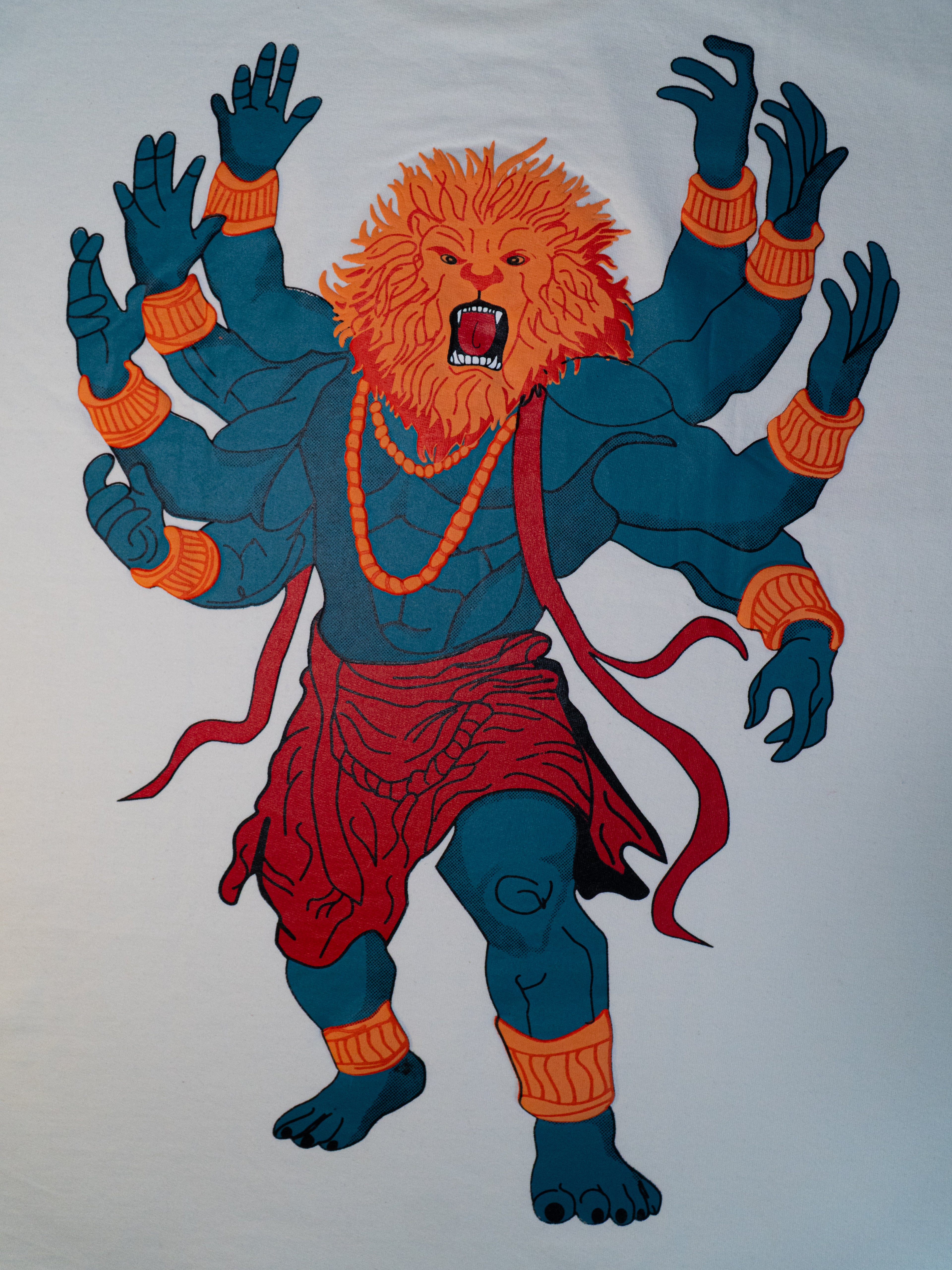 NARSIMHA WHITE T-SHIRT
