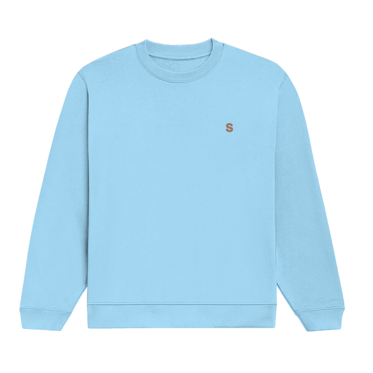 Solid Full Sleeve Cotton Crew Neck Sweatshirt