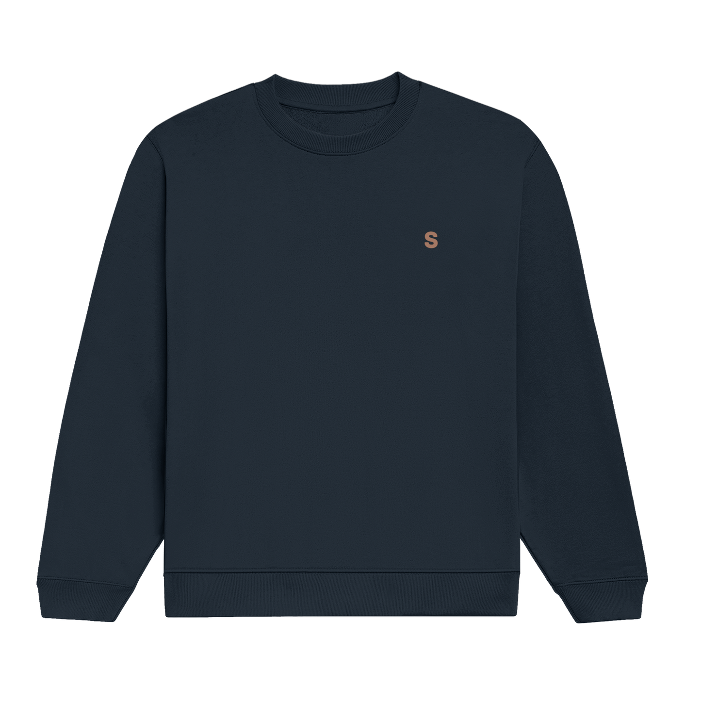 Solid Full Sleeve Cotton Crew Neck Sweatshirt