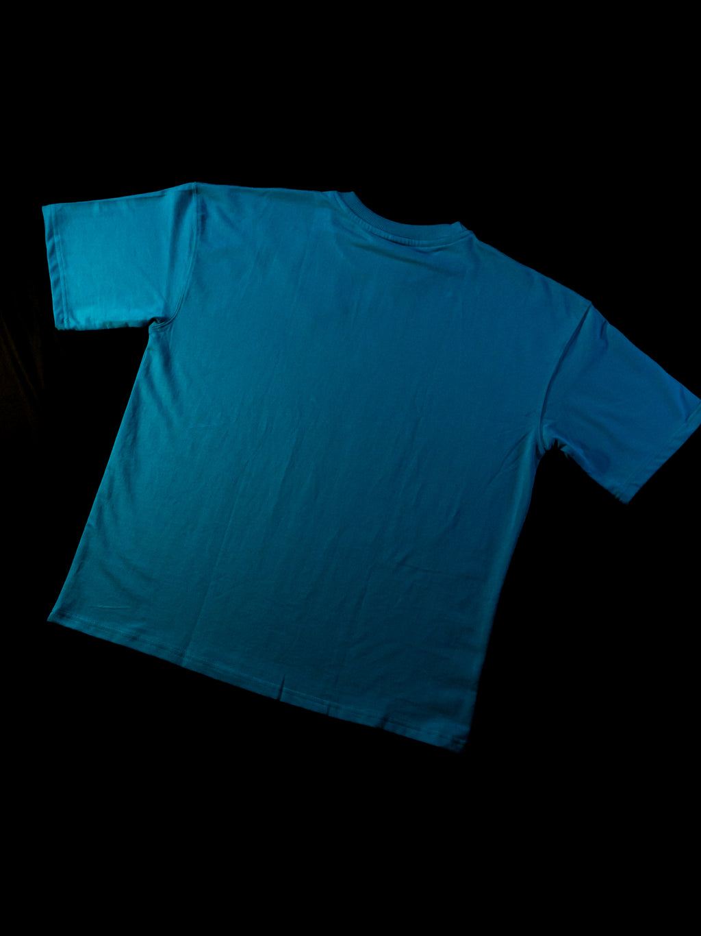 SOLID PETROL BLUE T-SHIRT