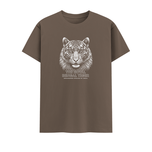 Bengal Tiger Short Sleeve Crew neck Cotton Tshirt